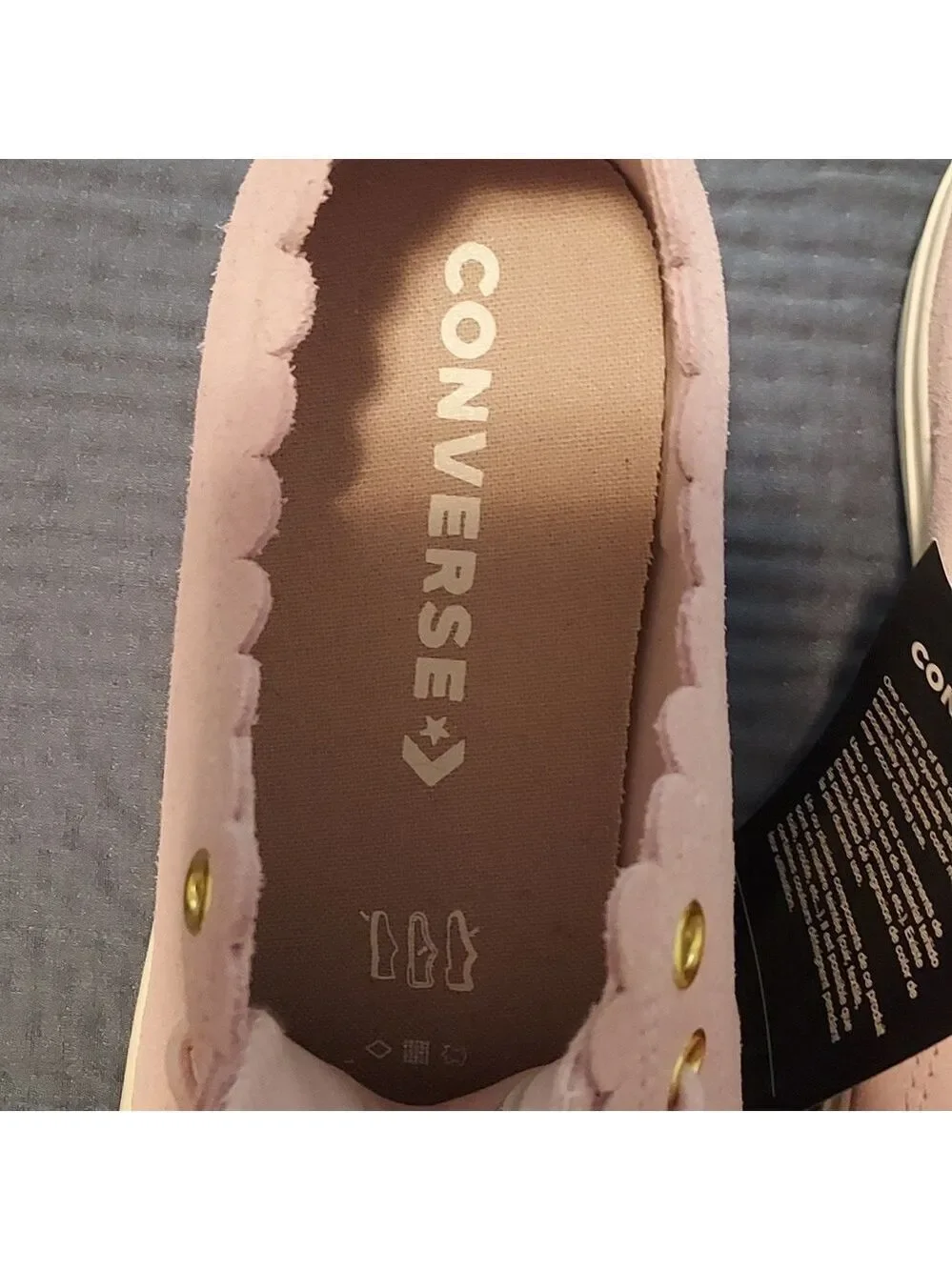 Converse CTAS Ox Pink Foam Gold Egret Shoes NWOB